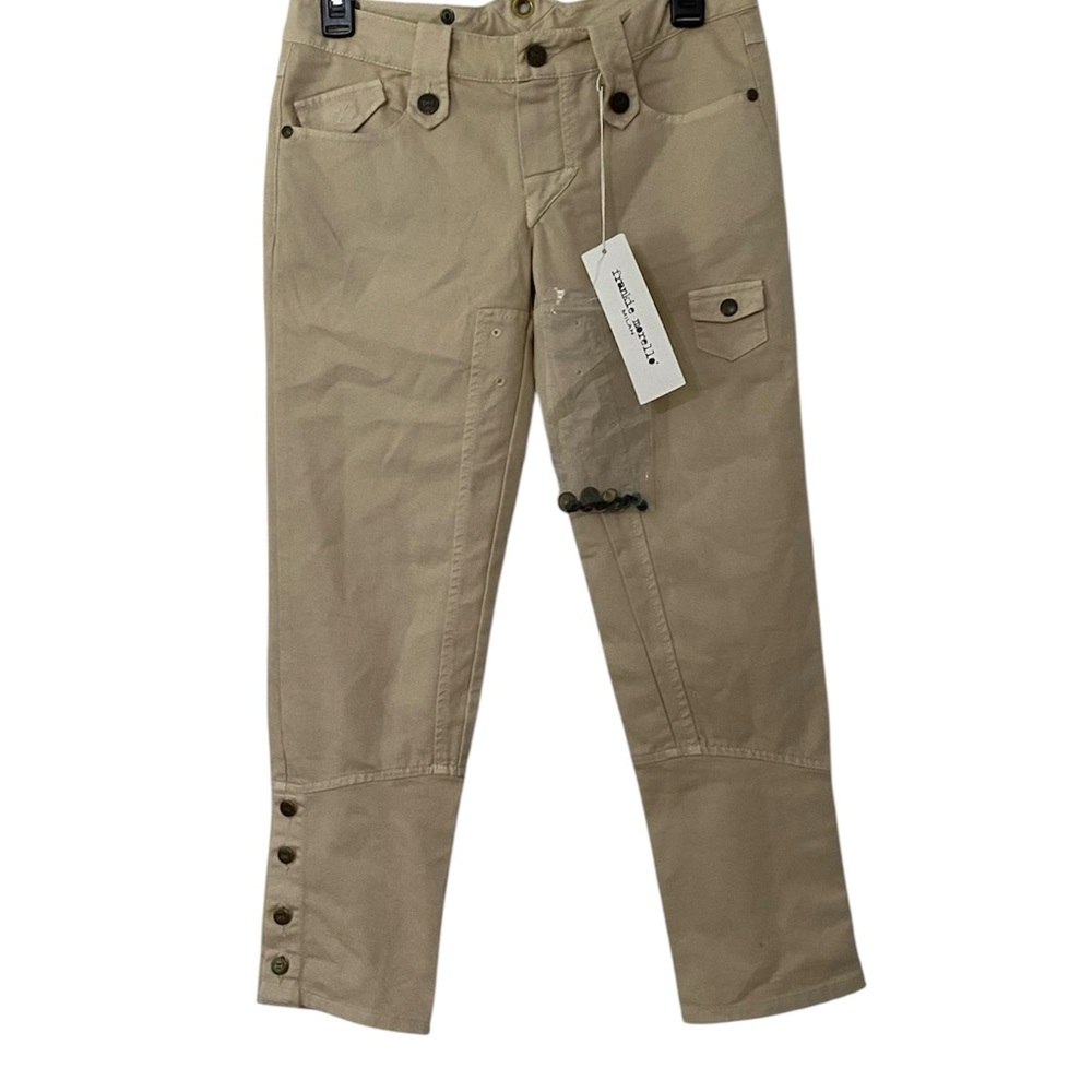 NWT Frankie Morello Milan Beige Jeans IT 26